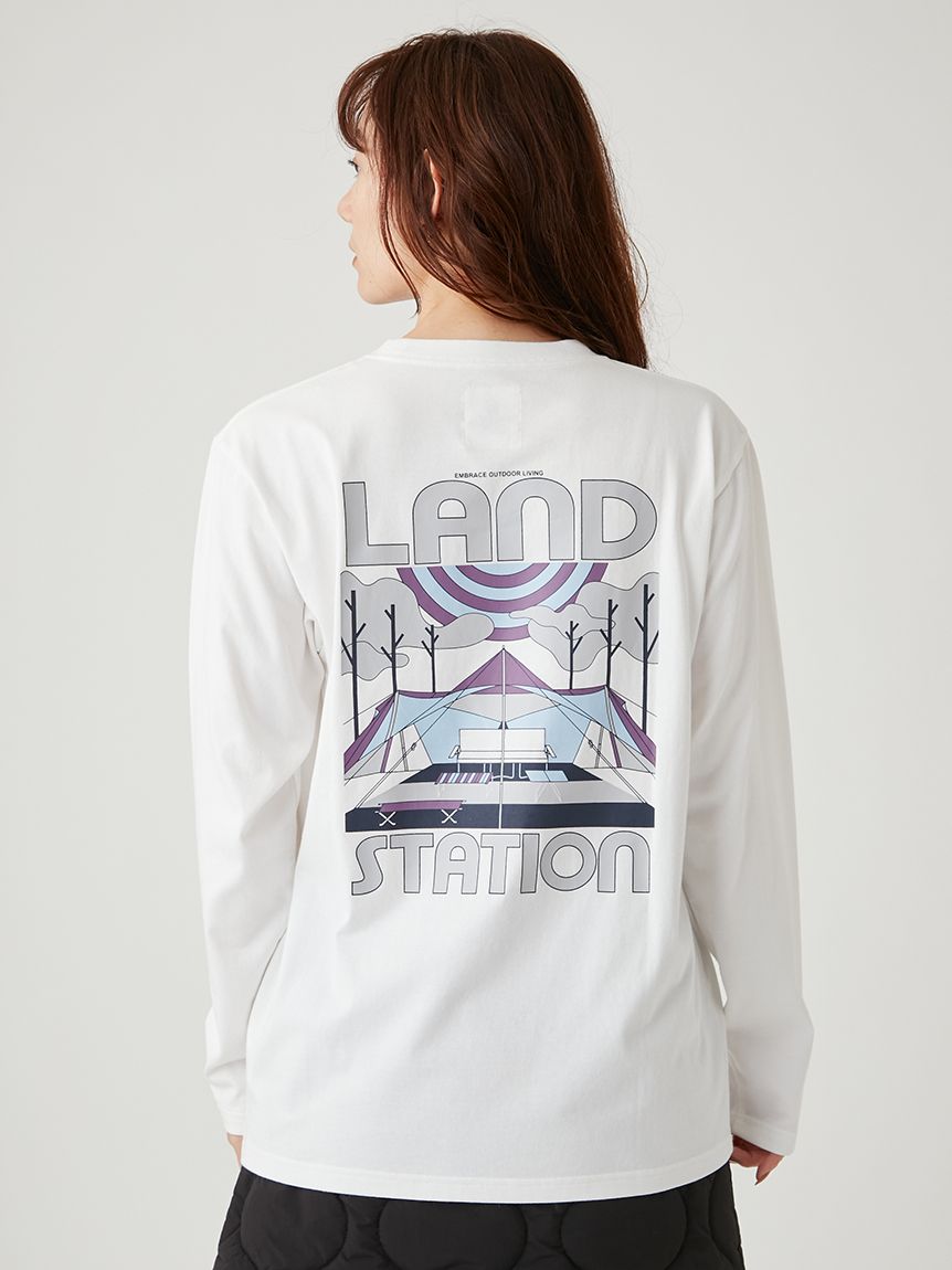 emmi×Snow Peak】LAND Station L/S T(Tシャツ/カットソー)｜トップス
