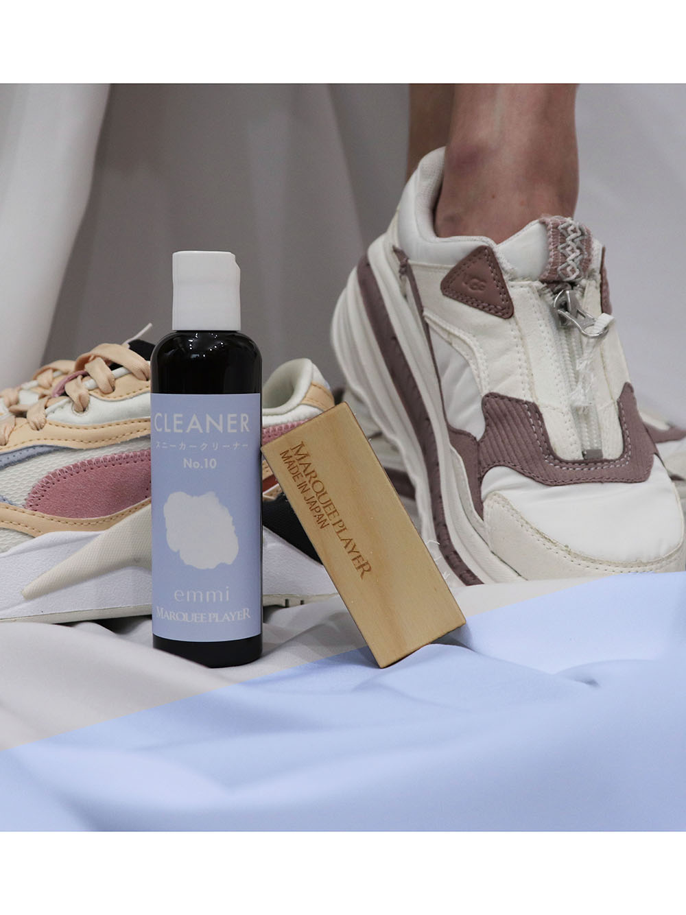 MARQUEE PLAYER】SNEAKER CLEANING BRUSH No.05/emmi(シューケアグッズ