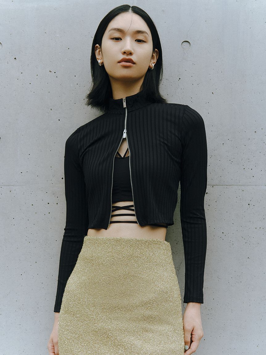 ウェア 151N1NZ PING APPAREL】ハチノス編みクルーネックニットプルオーバー