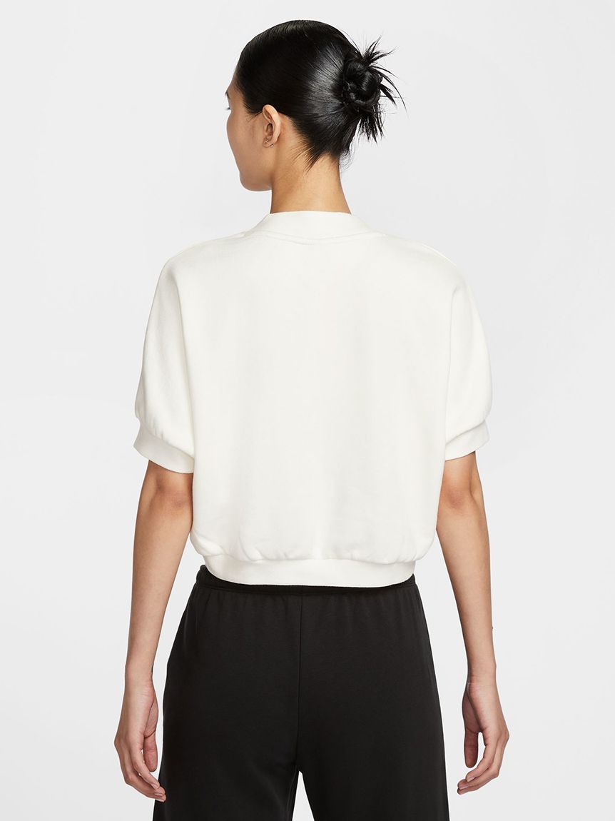 NIKE】CREW-NECK SHORT-SLEEVE CROPPED FRENCH TERRY TOP(スウェット
