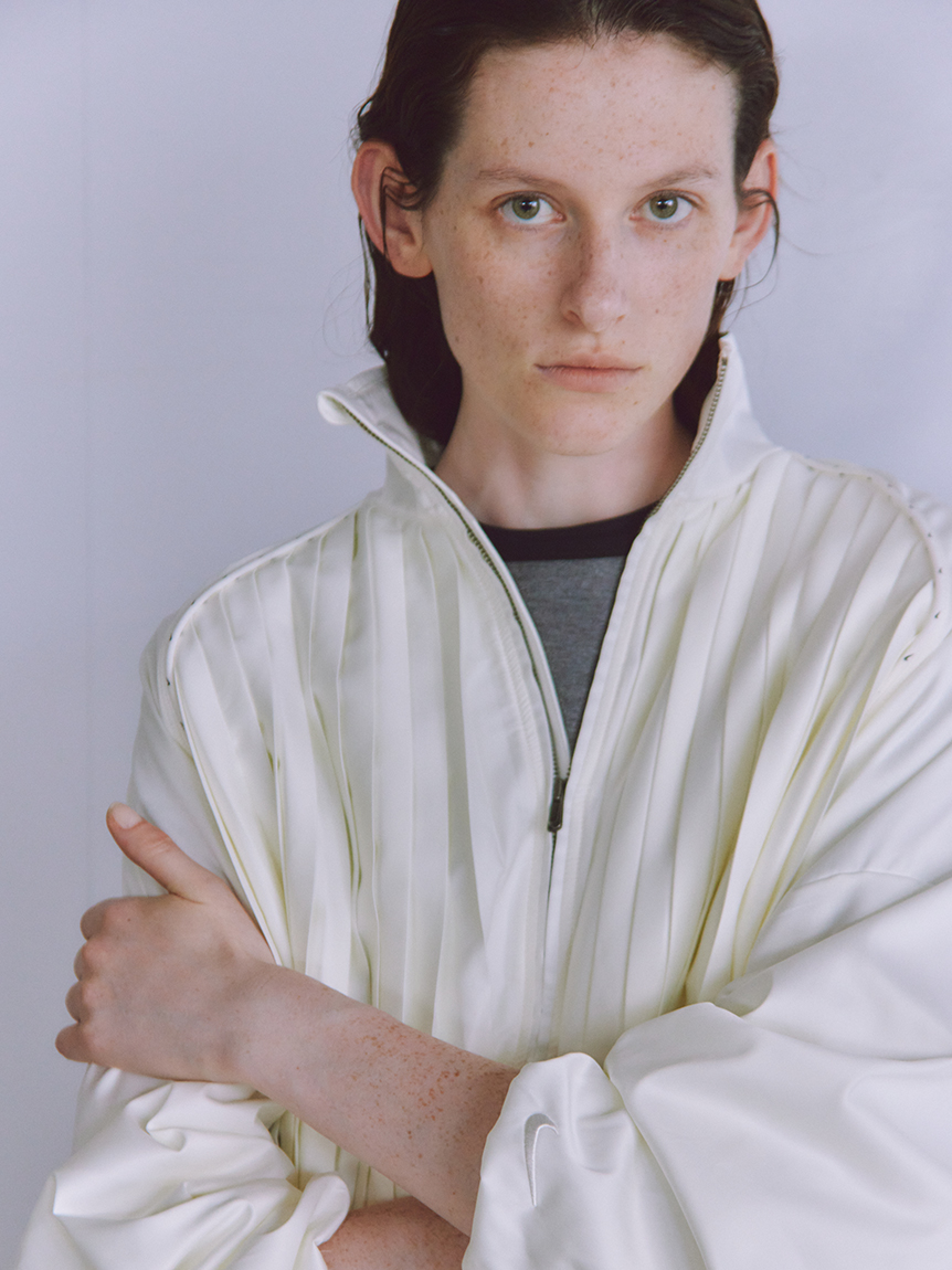 Kope フーディorモックネックプルオーバーダイバートップス [C7344