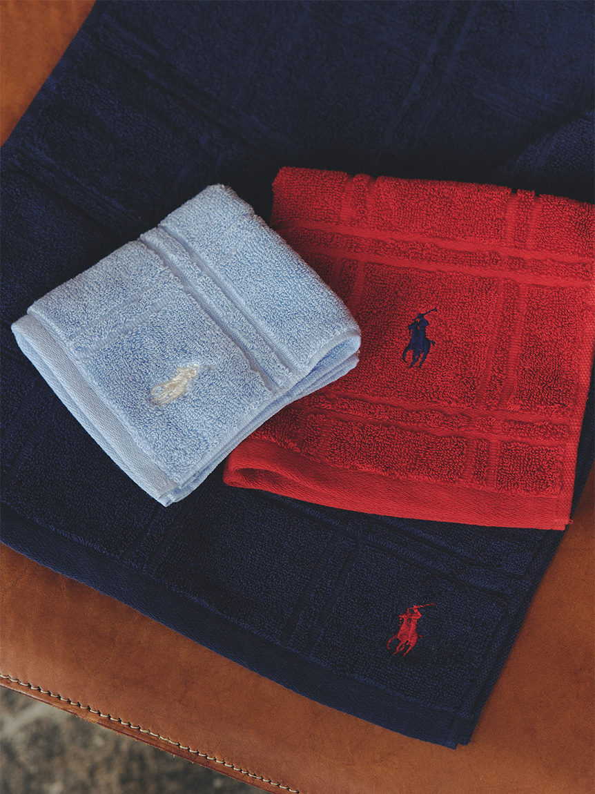 RALPH LAUREN HOME】D WINDOWPANEハンドタオル(ハンカチ・ハンドタオル