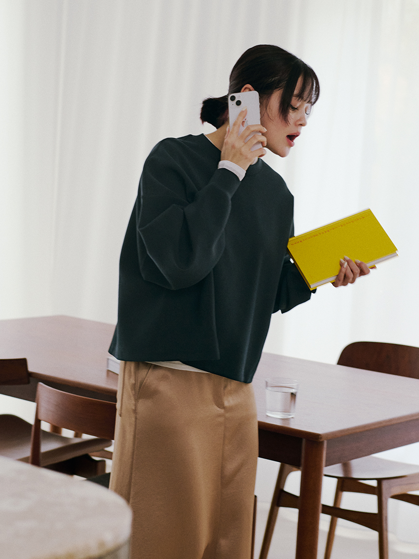 NIKE meets emmi】Dri-FIT OVERSIZED CREW-NECK TOP(ニット
