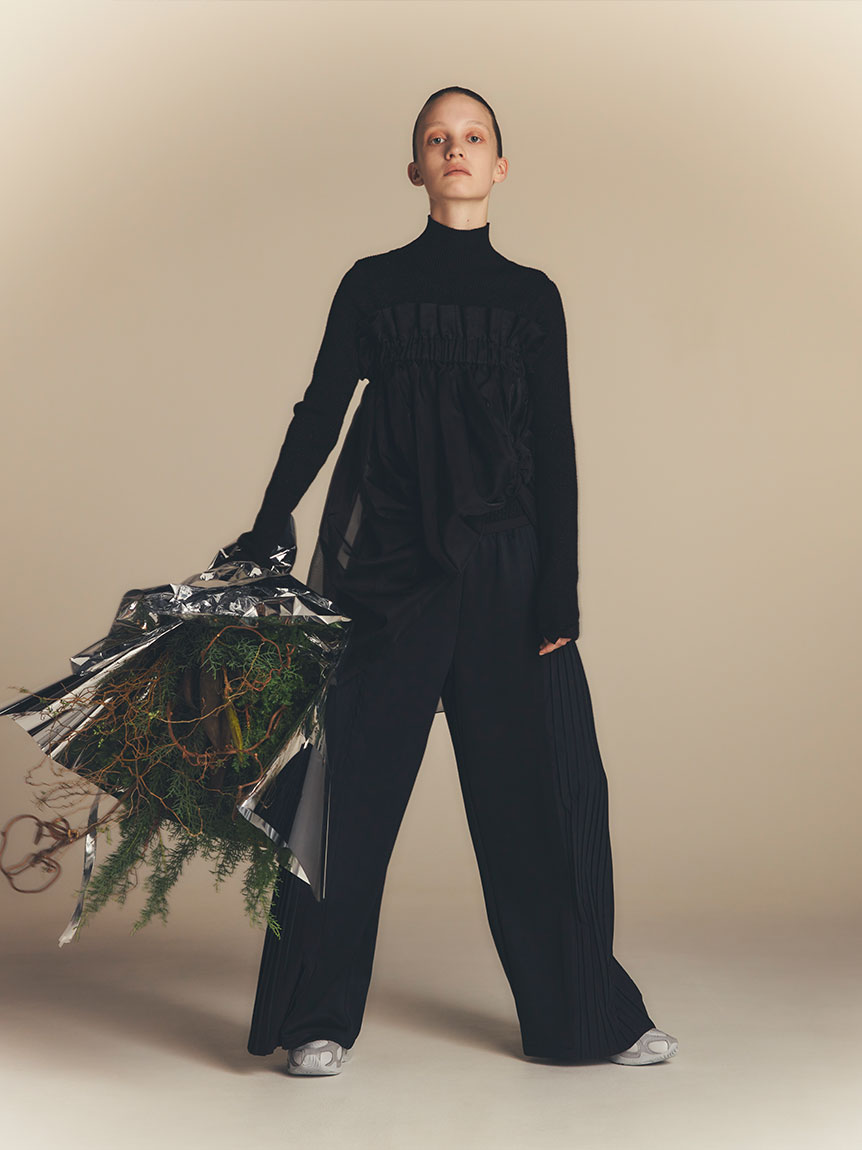 ブラックフット NIKE】PLEATED PANT(ワイドパンツ)｜パンツ｜emmi（エミ）の通販サイト