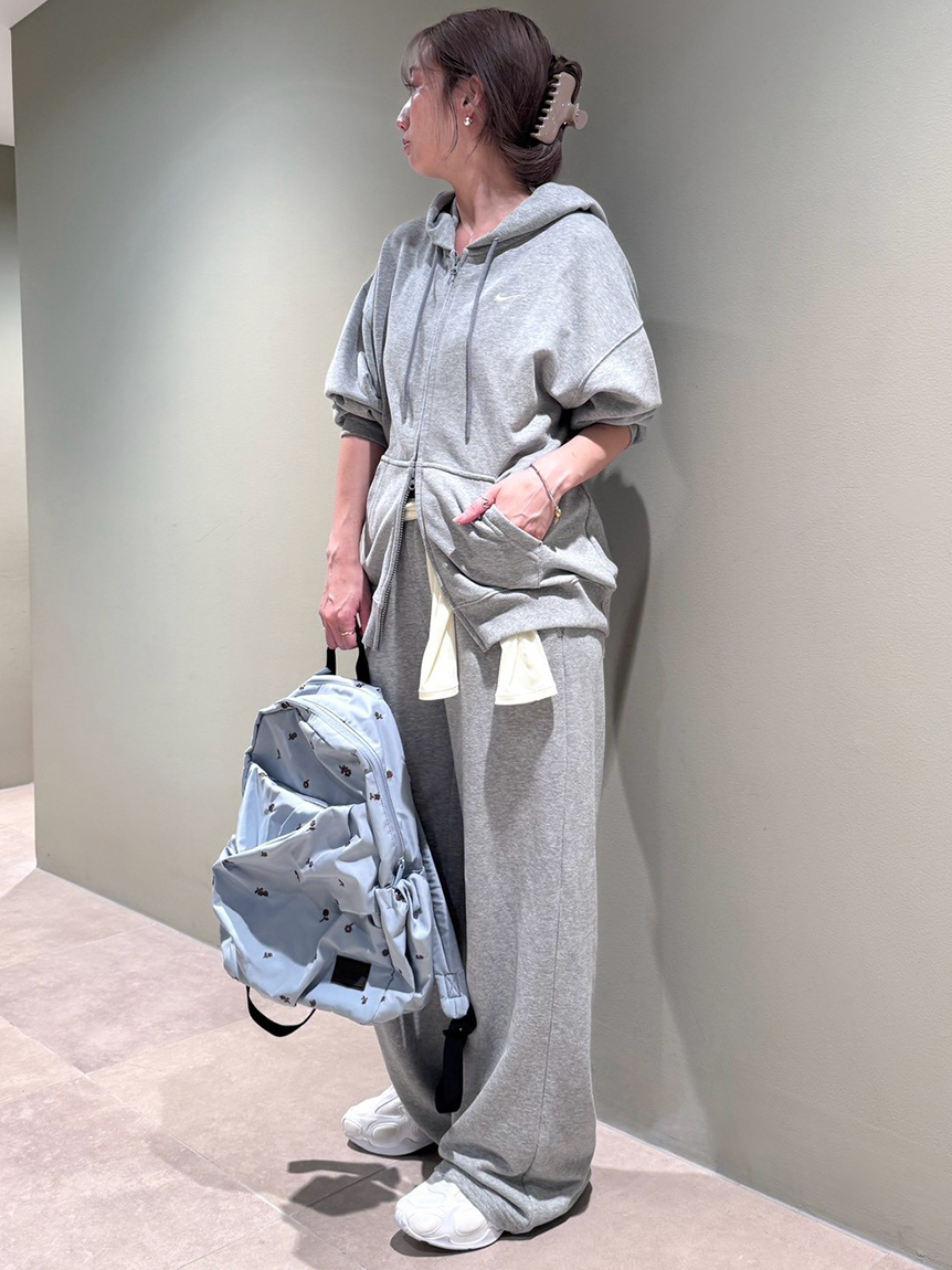 NIKE】Studio Fleece Lightweight Women's Oversized Full-Zip Hoodie