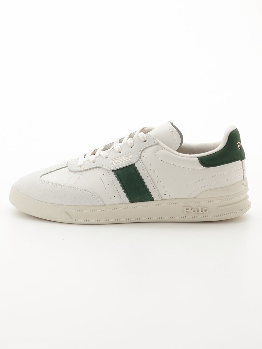 POLO RALPH LAUREN ヘリテージエイラレザースエードスニーカー Polo Sports Heritage Aera レザースエード スニーカー