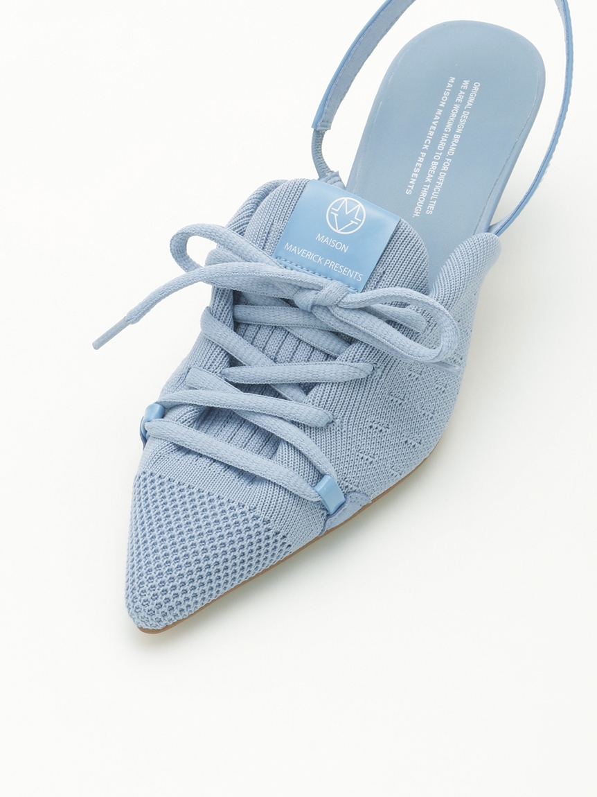 MAISON MAVERICK PRESENTS】KnitLaceUpHeelSneaker(サンダル