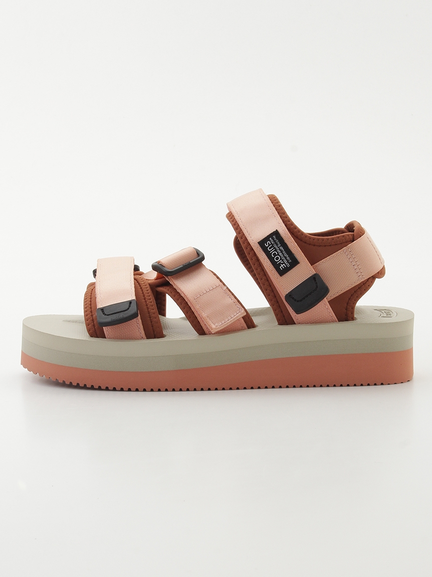 GQ356◇SUICOKE : KISEE-VPO 厚底サンダル◇28◇ネイビー