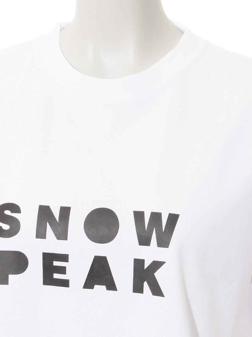 snow peak ホワイト　Tシャツ Snow Peak SP Typography T-Shirt / White – Livestock