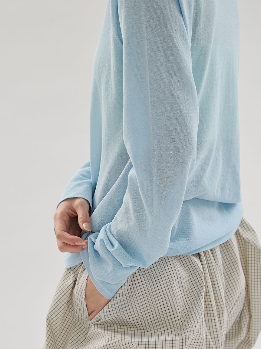 シアーニットシャツ(シャツ・ブラウス)｜トップス｜emmi（エミ）の通販