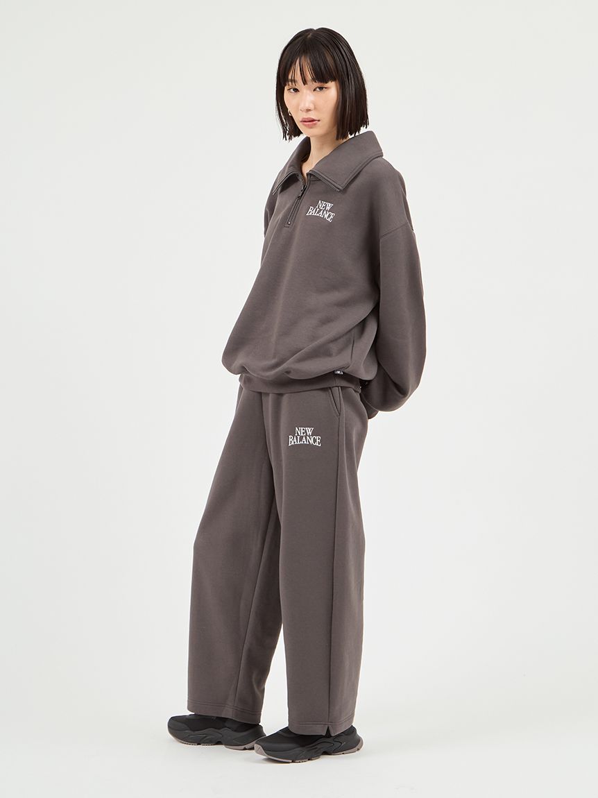 New Balance for emmi】Track side フリースバレルパンツ(スウェット
