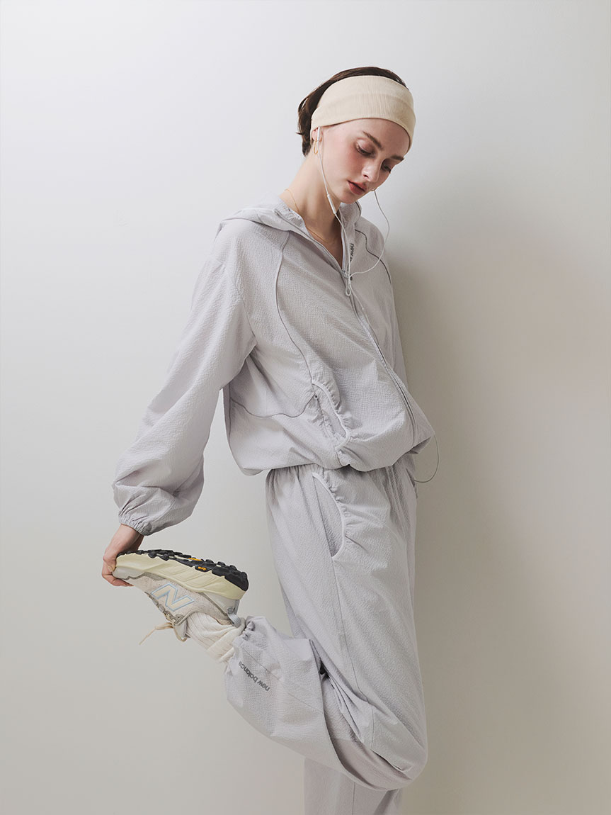 emmi✖️new balance☆グレー ブルゾン New Balance for emmi】マルチファンクションジャケット(ジャケット