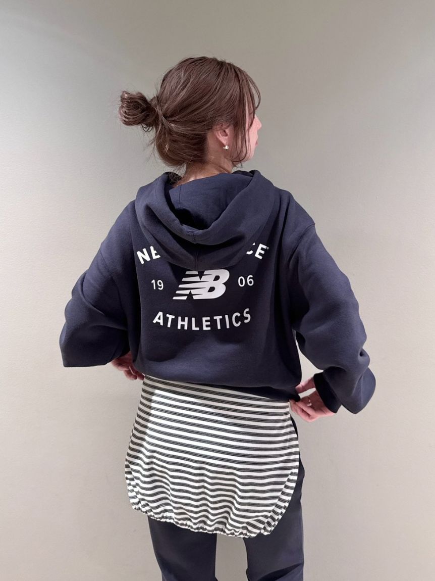 New Balance for emmi】Reimagined Fleece Full Zip Hoodie(スウェット