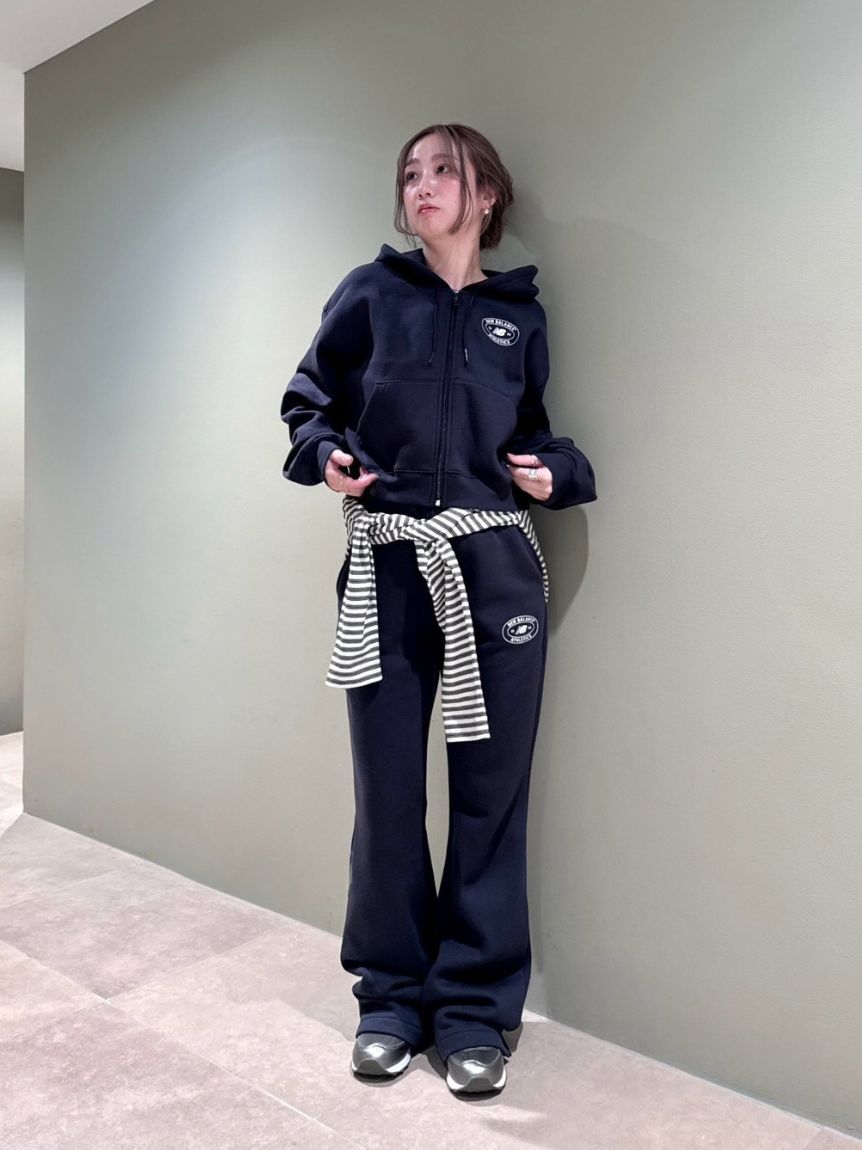 emmi New Balance コラボスウェット上下 New Balance for emmi】Reimagined Fleece Full Zip Hoodie(スウェット