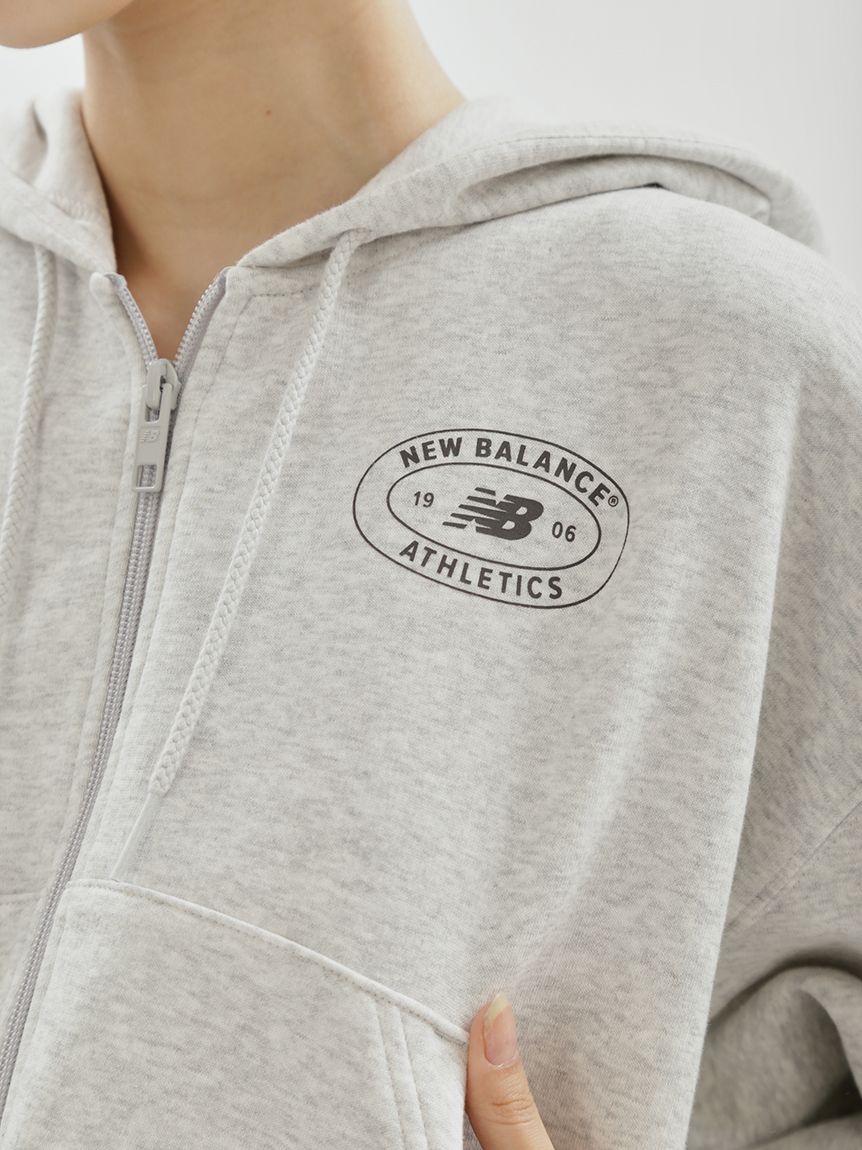New Balance for emmi】Reimagined Fleece Full Zip Hoodie(スウェット