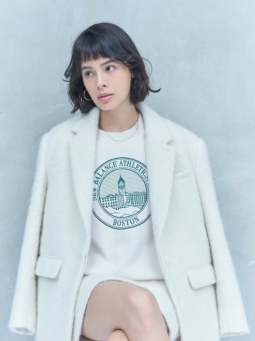 New Balance for emmi】Athletics フレンチテリーオーバーサイズ