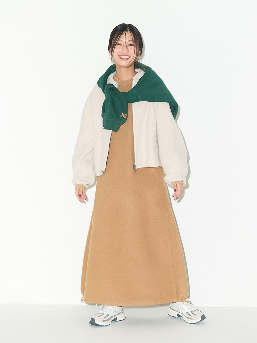 New Balance for emmi】Athletics フレンチテリーオーバーサイズド