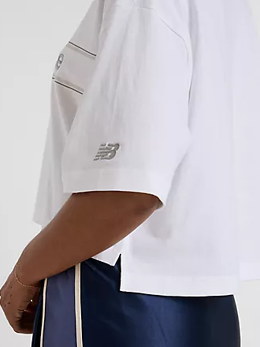 New Balance for emmi】Athletics リニアロゴTシャツ(Tシャツ