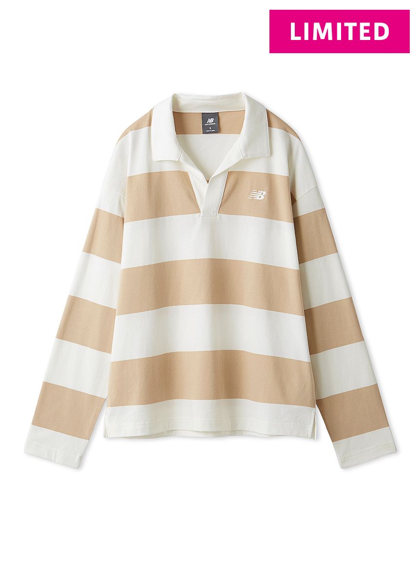 New Balance for emmi】Rugby Long Sleeve(Tシャツ/カットソー
