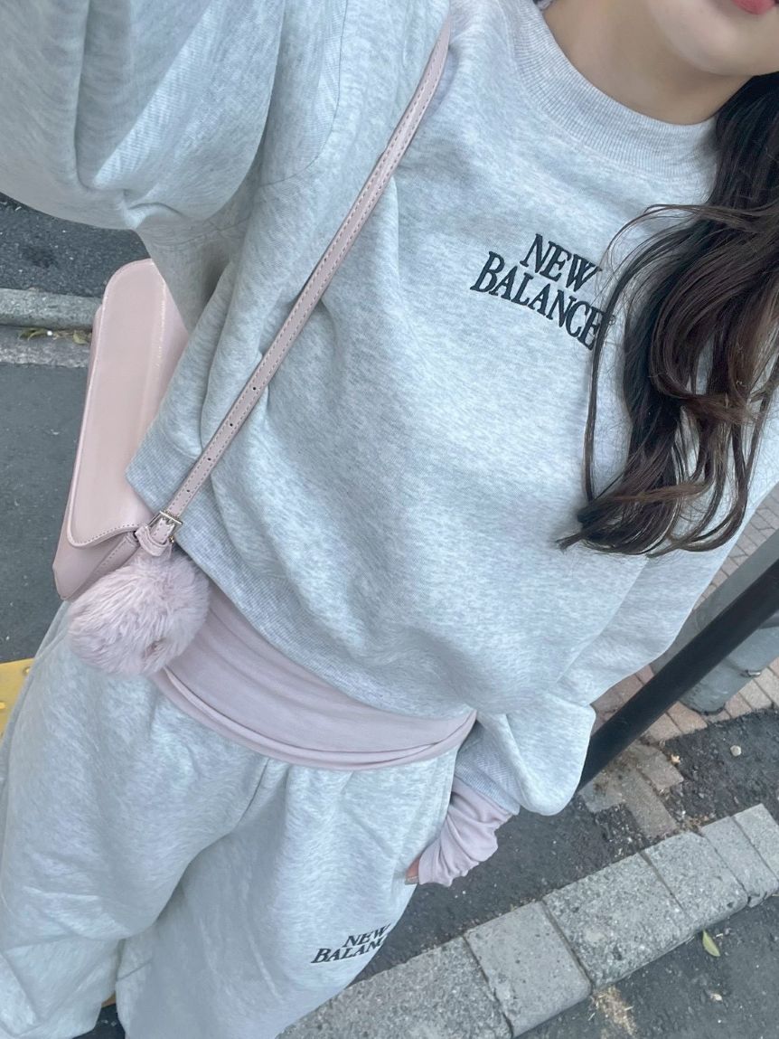 New Balance for emmi】Track side フリースクルー(スウェット
