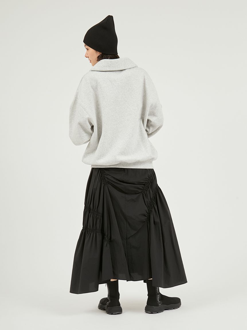 New Balance for emmi】Track side フリースハーフジップ(スウェット