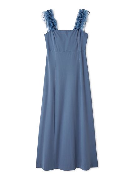 【新品】フレイアイディ FRAY I.Ｄ ビジュー レース ワンピース ネイビー FRAYI.D/フレイアイディー/ビジューレースワンピース