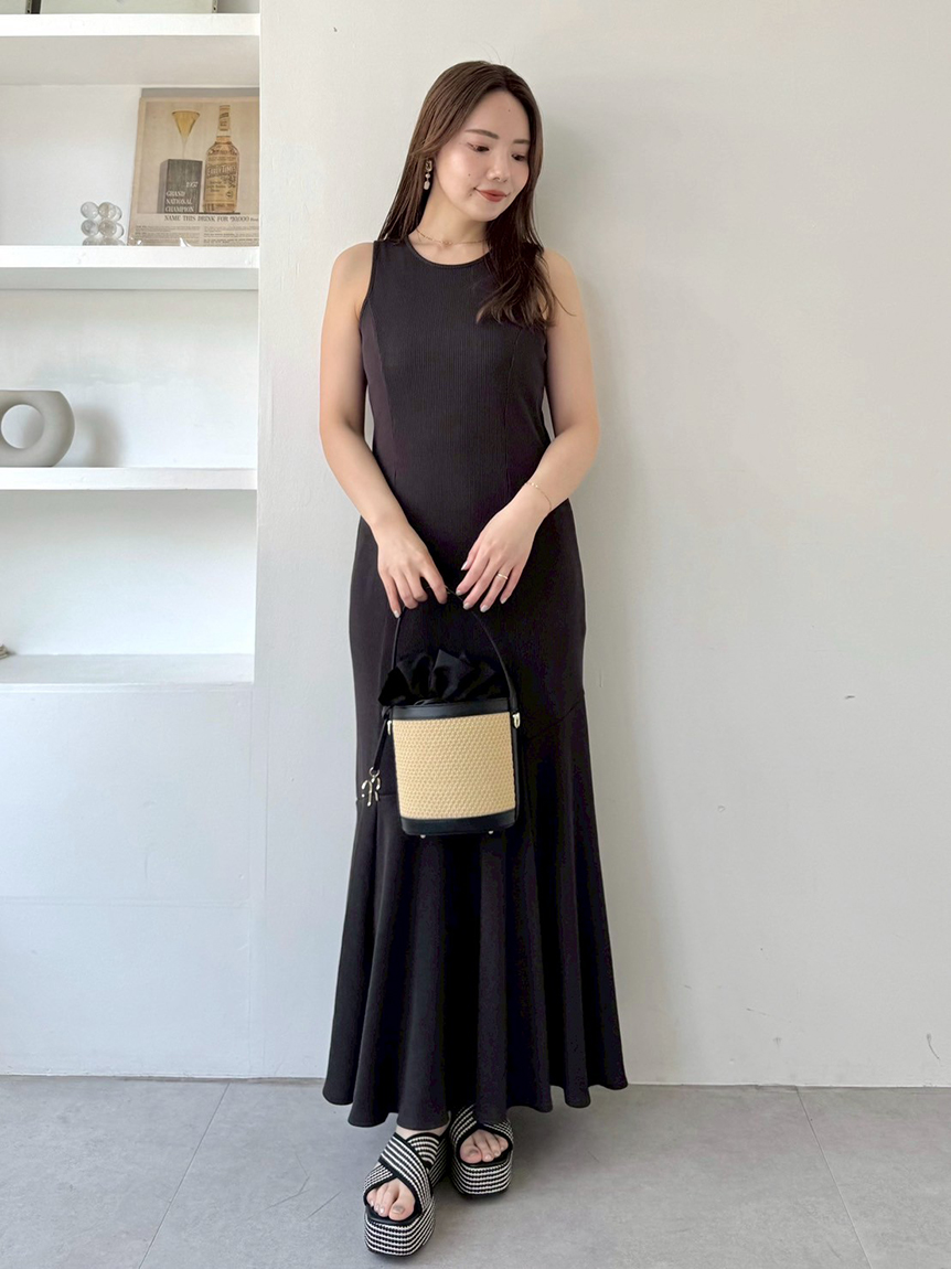 SLY | FRONT ZIP GATHER CUT ワンピース (ワンピース(ミニ