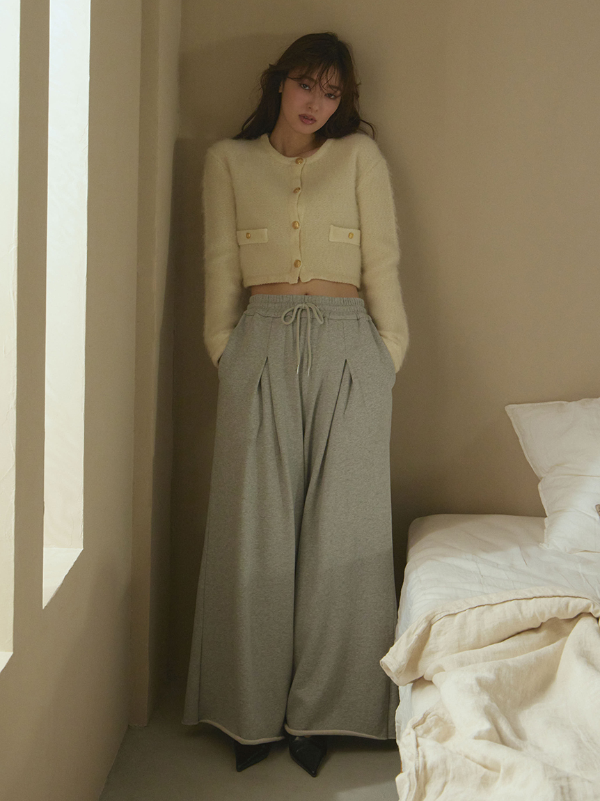 スウェットタックワイドパンツ(ロングパンツ)｜パンツ｜FRAY I.D  