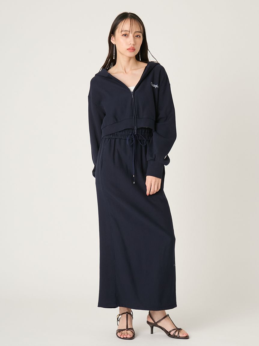 FRAY I.D｜Champion】リバースウィーブストレートスカート(タイト