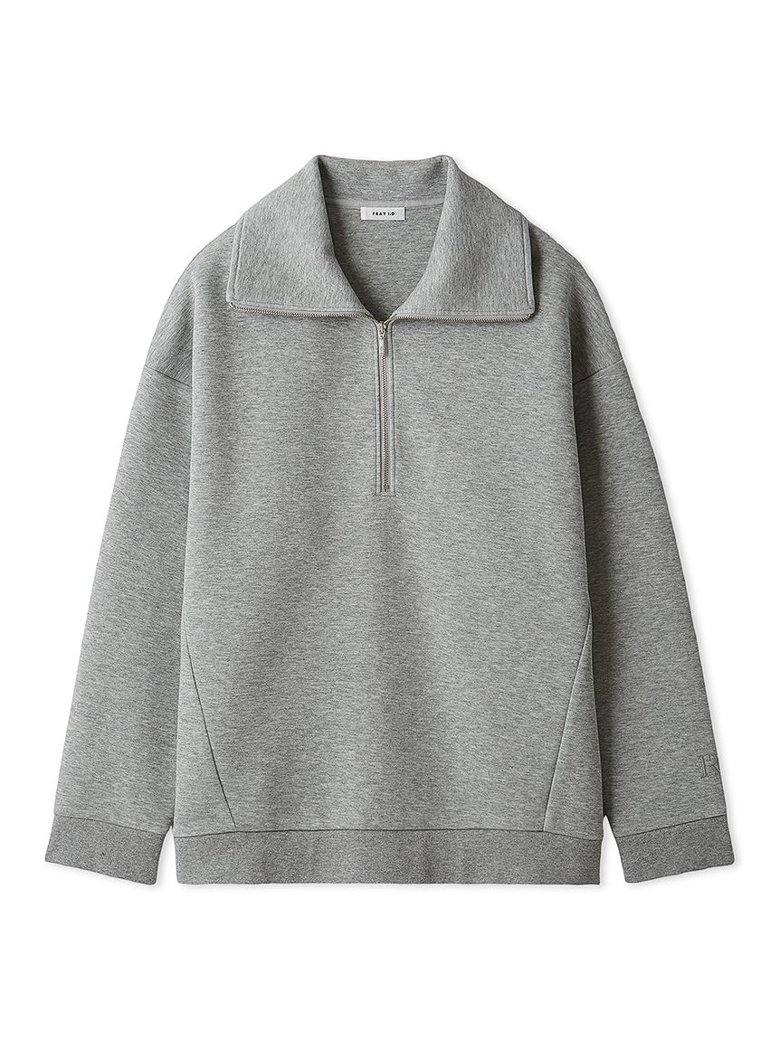 ★入手困難★ ハリウッド プラスクロス ジップアップフーディ ハーフジップアッププルオーバー(カットソー)｜トップス｜FRAY