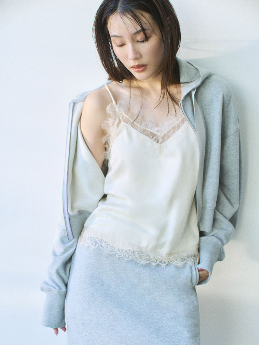 コンパクトフルジップパーカー(カットソー)｜トップス｜FRAY I.D