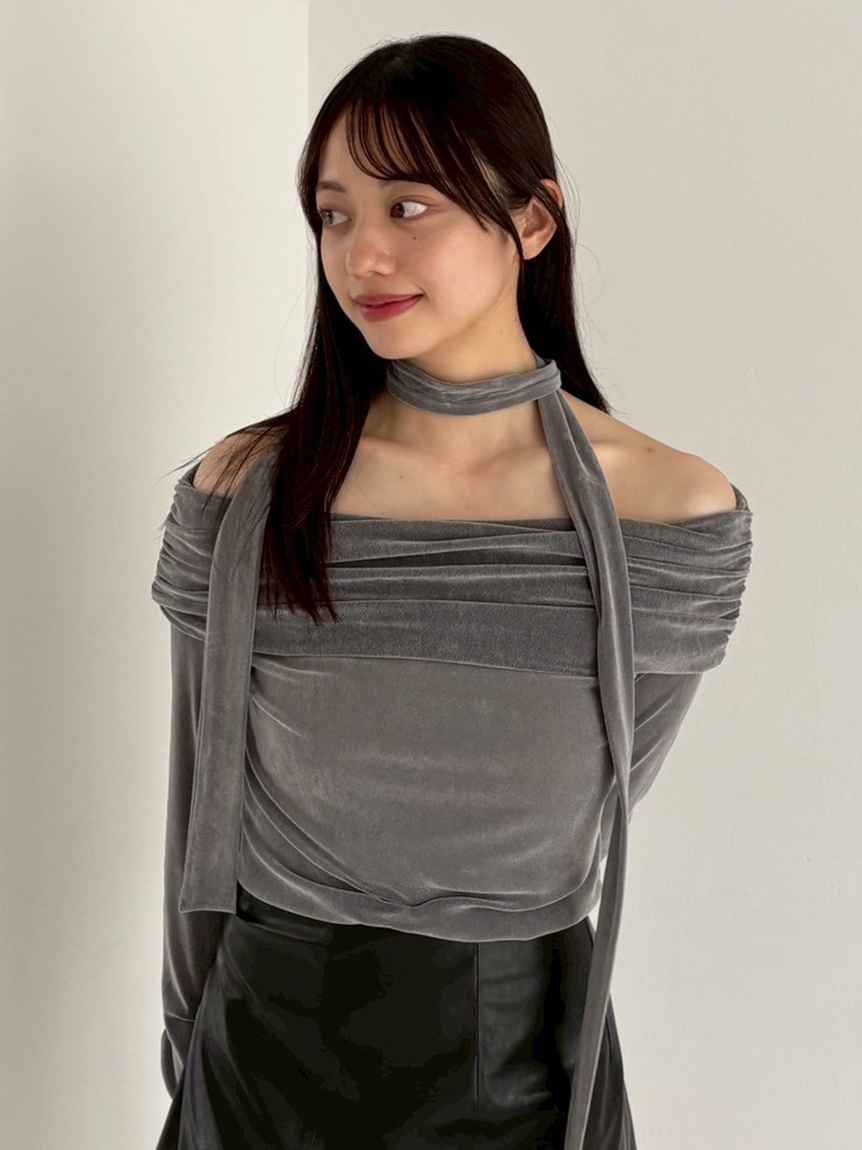 machatt オフショルダートップス（エクリュ） オフショルダートップス（エクリュ） | MACHATT ONLINE STORE