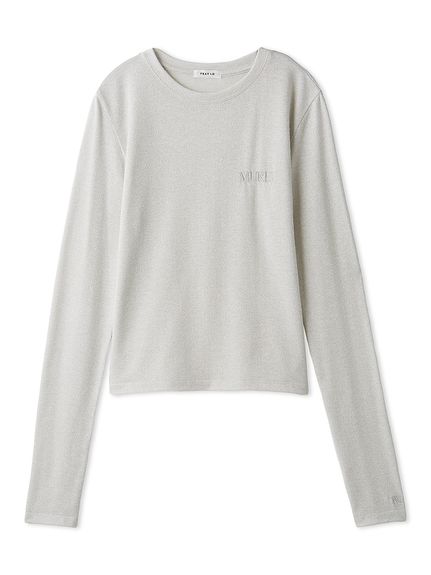 ラメフライス刺繍ロングTシャツ(Tシャツ)｜トップス｜FRAY I.D