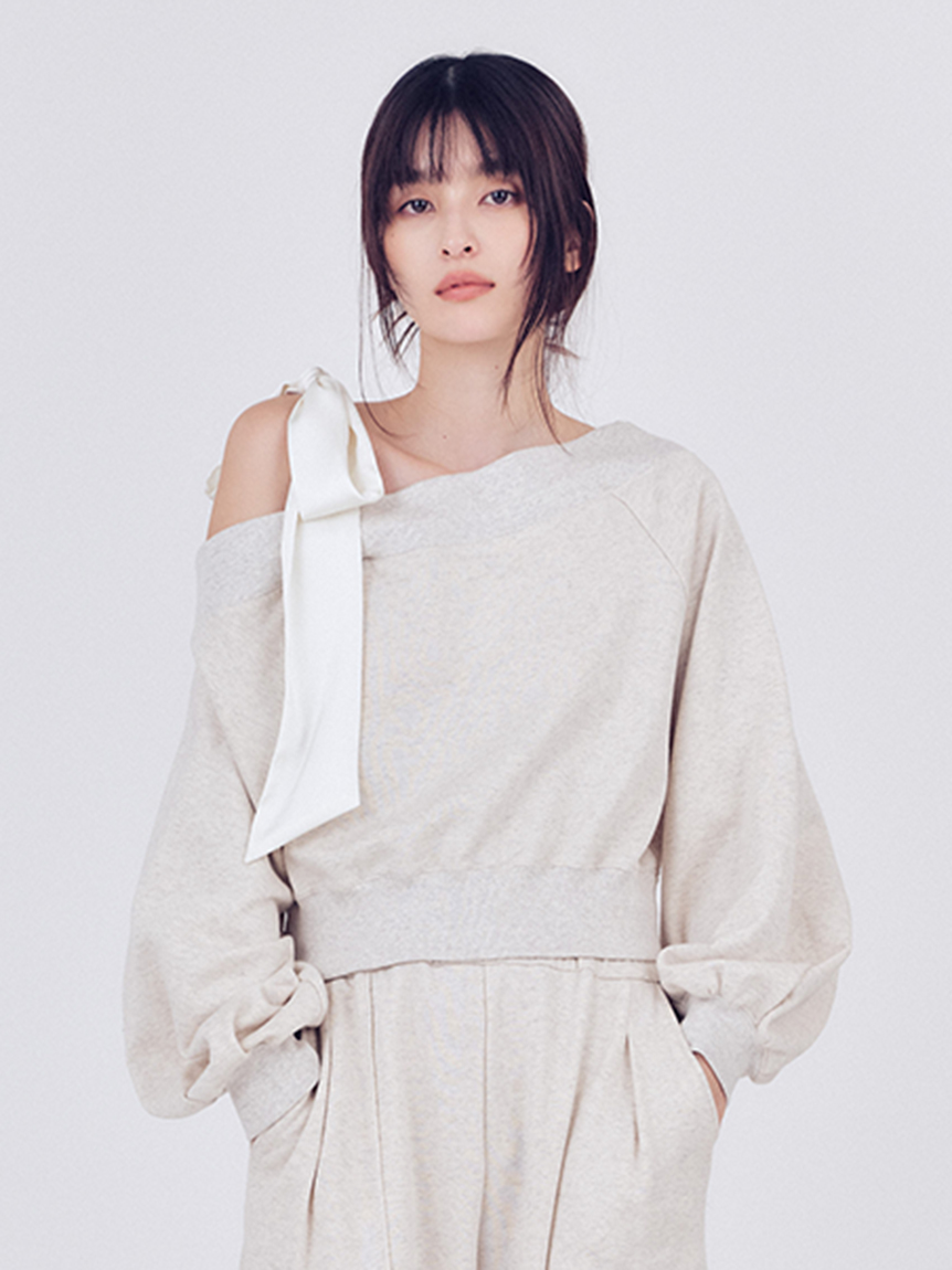 ビッグリボンワンショルカットソー(カットソー)｜トップス｜FRAY I.D