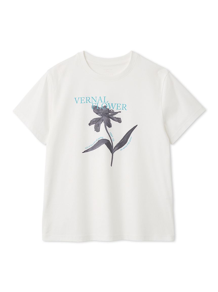 コンパクトフラワープリントTシャツ(Tシャツ)｜トップス｜FRAY I.D