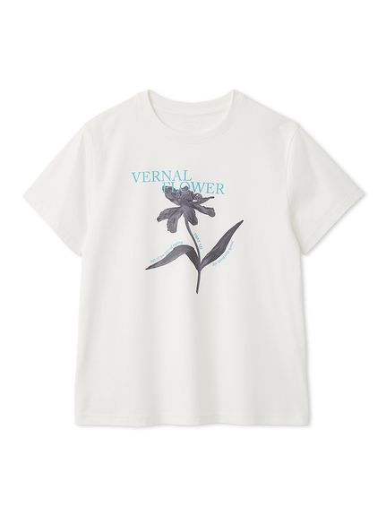 コンパクトフラワープリントTシャツ(Tシャツ)｜トップス｜FRAY I.D