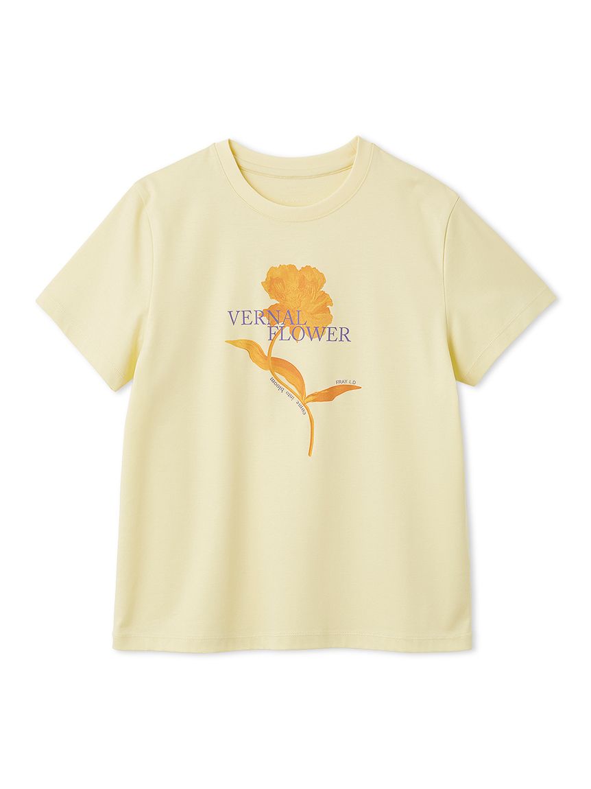 コンパクトフラワープリントTシャツ(Tシャツ)｜トップス｜FRAY I.D