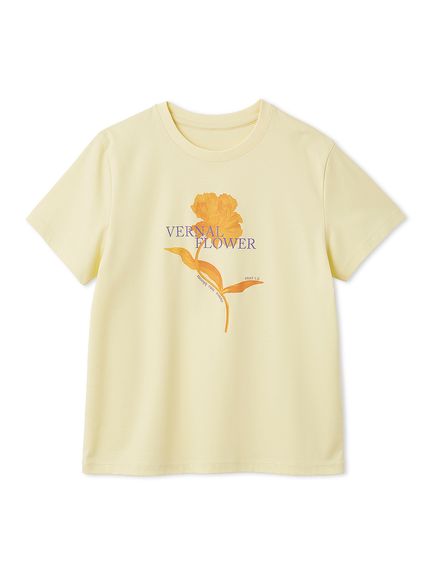 コンパクトフラワープリントTシャツ(Tシャツ)｜トップス｜FRAY I.D