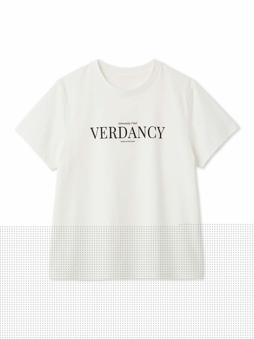 タイプライターロゴプリントTシャツ(WHT-F)