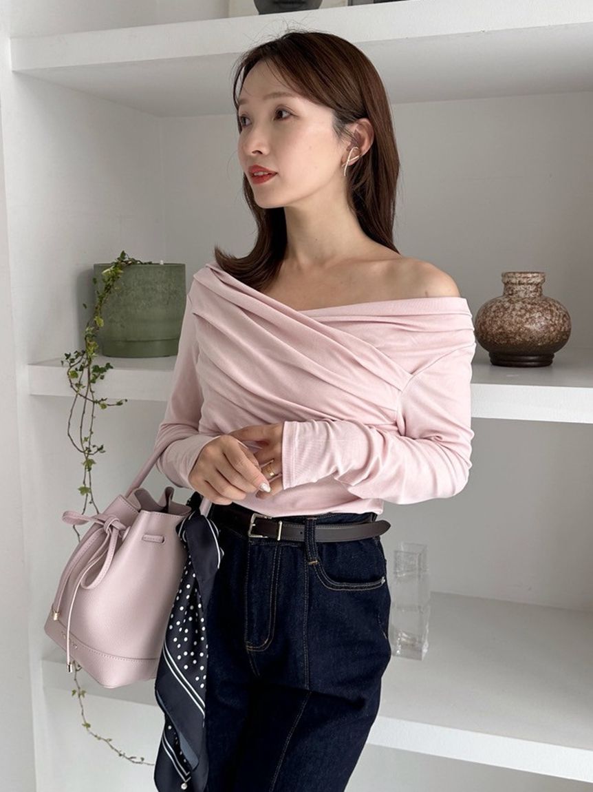 ギャザーオフショルカットソー(カットソー)｜トップス｜FRAY I.D