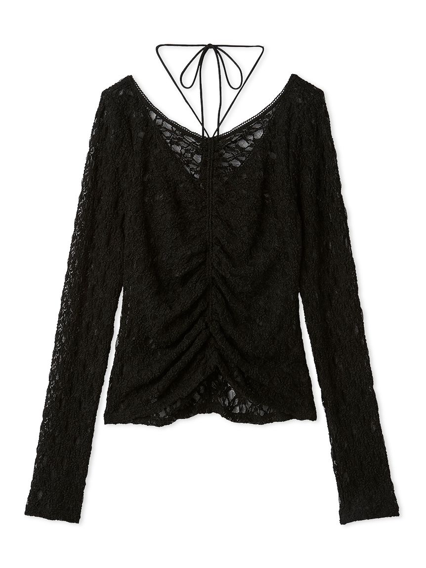 ドロストギャザーレーストップス(カットソー)｜トップス｜FRAY I.D