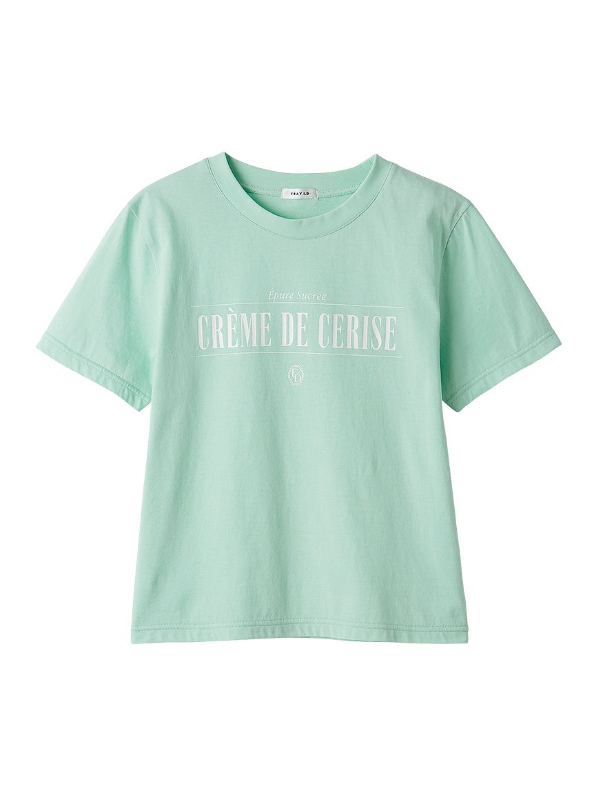 グラフィックプリントコンパクトTシャツ／ウォッシャブル・UVカット(T