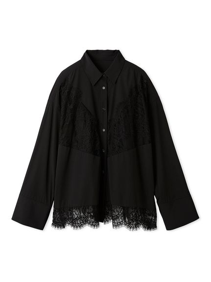 レースコンビシャツ(シャツ)｜トップス｜FRAY I.D（フレイ