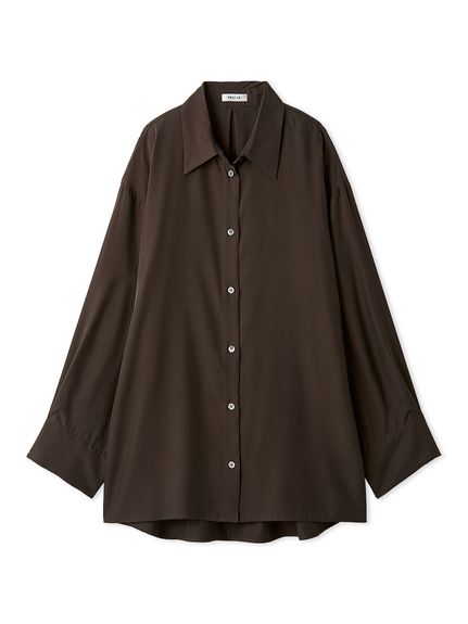 ウォッシャブルクールサテンシャツ／ウォッシャブル・接触冷感(シャツ