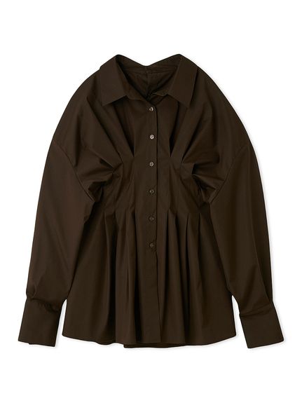 レースアップタックデザインシャツ(ブラウス)｜トップス｜FRAY I.D