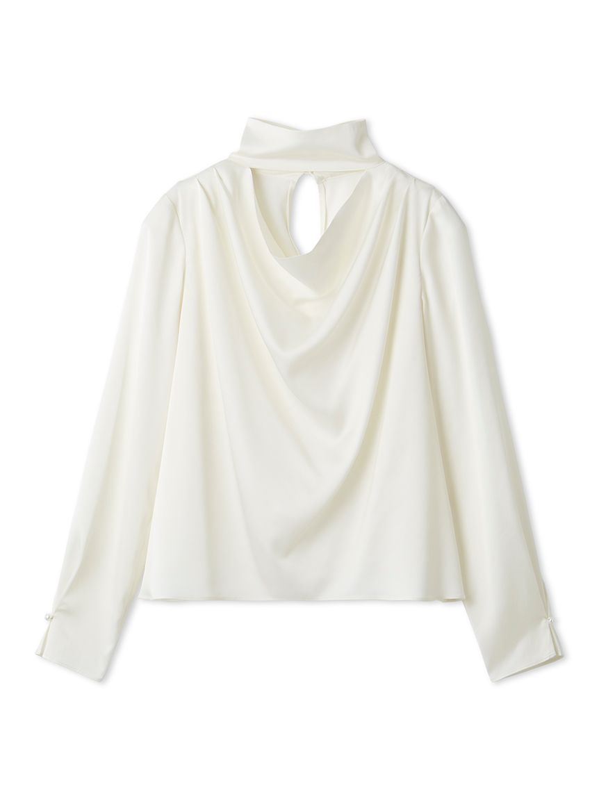 サテンドレープブラウス(ブラウス)｜トップス｜FRAY I.D（フレイ
