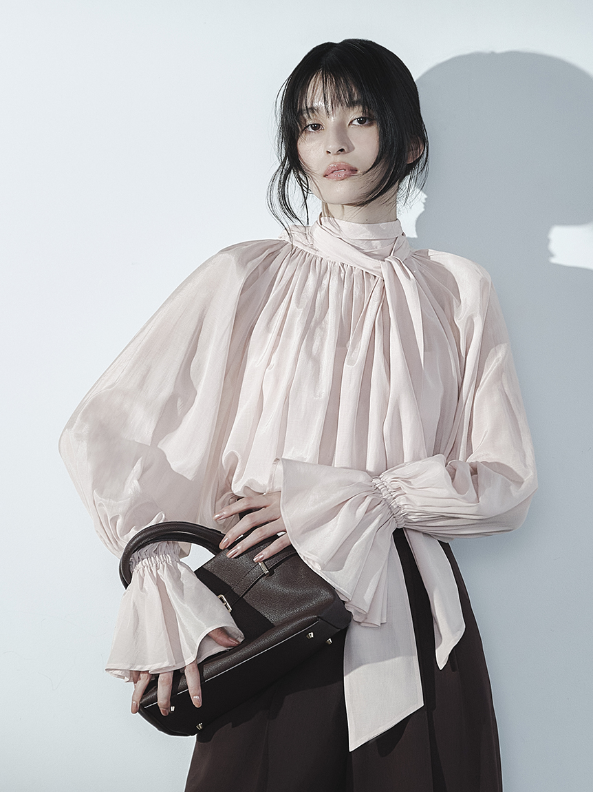 フレイアイディー　ブラウス 2wayシアーボウタイブラウス／ウォッシャブル(ブラウス)｜トップス