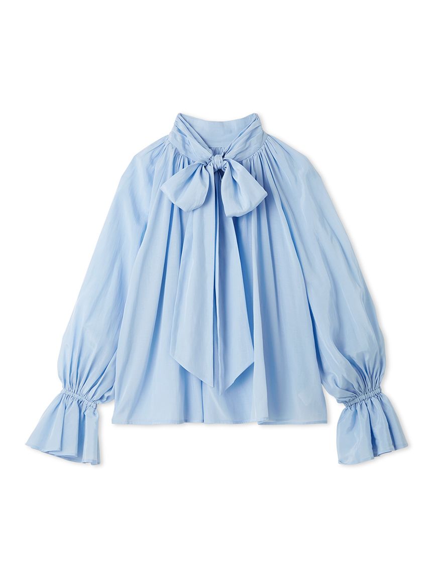 2wayシアーボウタイブラウス／ウォッシャブル(ブラウス)｜トップス