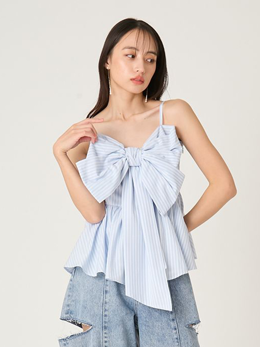 新品未使用FRAY I.D 4wayペプラムブラウス　イエロー セール】 【一部店舗限定/洗える】プレザンスジャカード ペプラム