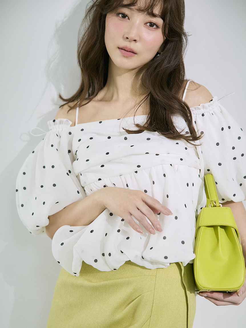 WEB限定】オフショルパフスリーブブラウス(ブラウス)｜トップス｜FRAY